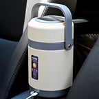 Fiambrera térmica USB | Acero inoxidable 304, calentador de comida portátil