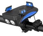 FahrRadPro | Accesorios multifuncionales para bicicleta: soporte, batería externa, luces LED y bocina.