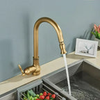 FLEXTAP – Grifo de cocina extraíble de estilo antiguo con caño alto para fregadero
