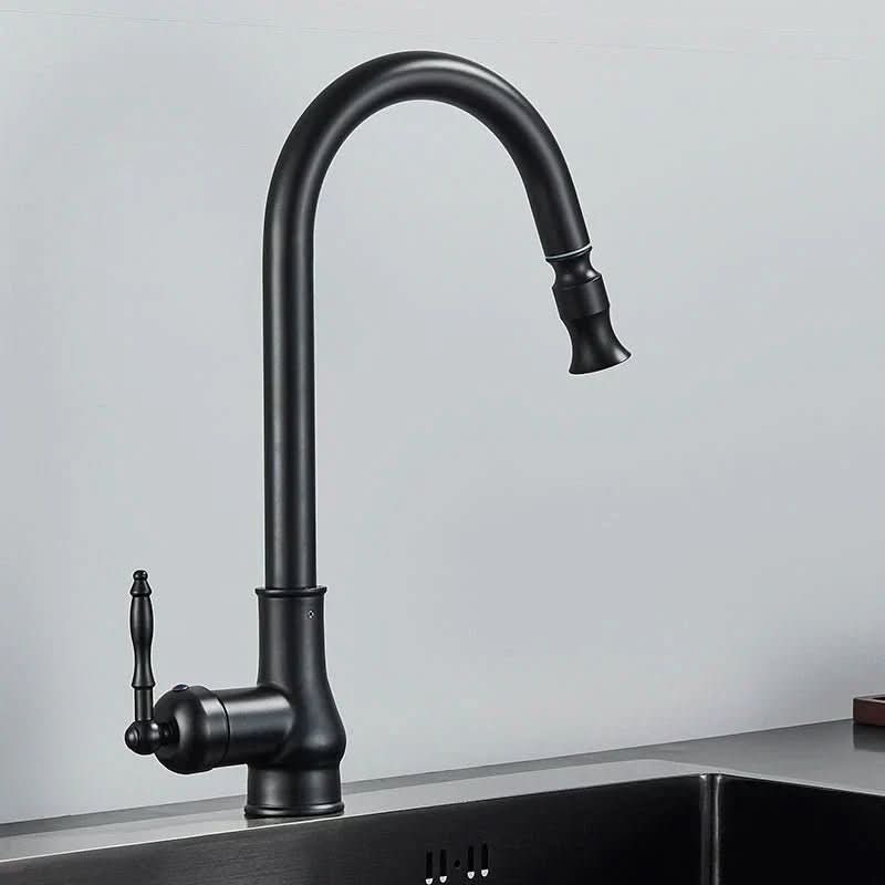 FLEXTAP – Grifo de cocina extraíble de estilo antiguo con caño alto para fregadero
