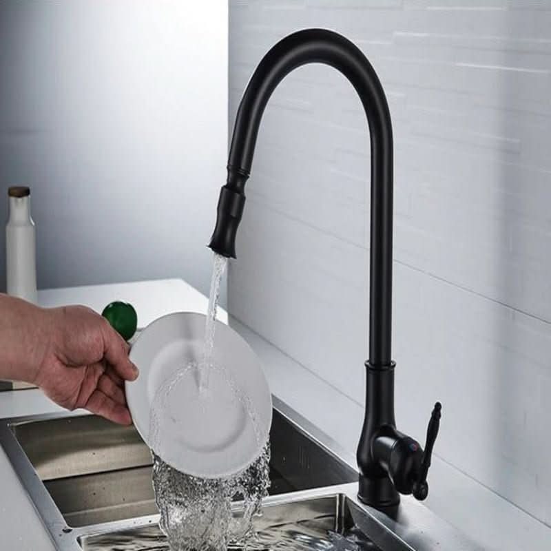 FLEXTAP – Grifo de cocina extraíble de estilo antiguo con caño alto para fregadero