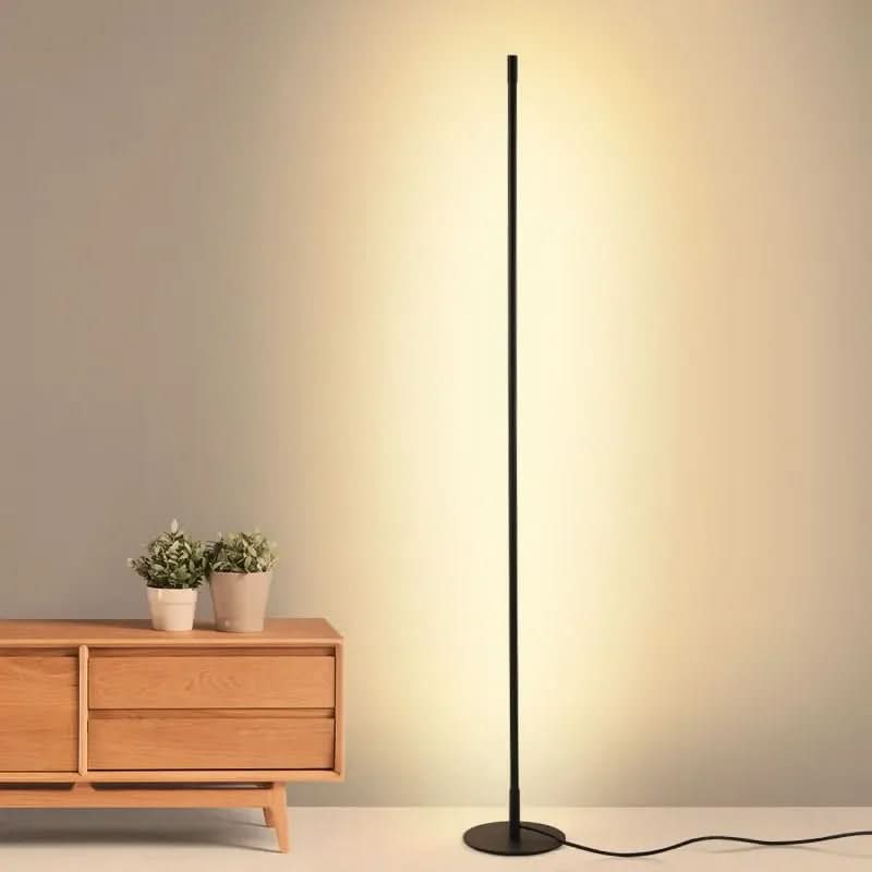 Lámpara de pie metálica FLORGLOW – Regulable y elegante para cualquier sala de estar