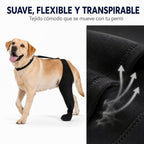 Funda ajustable para pata trasera de perro con cobertura de pata Ayuda a limitar el lamido durante el descanso tras la c