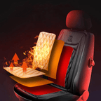 Funda de asiento de coche con calefacción | Control de temperatura ajustable 30℃-65℃ para coches, camiones y uso en casa