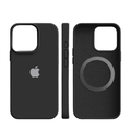 Funda magnética de silicona con superficie soft-touch para iPhone