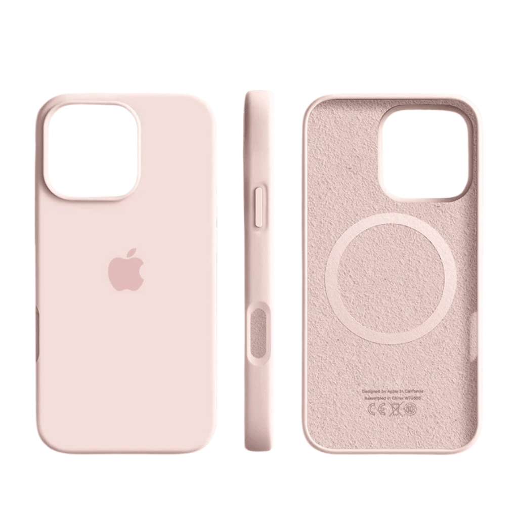 Funda magnética de silicona con superficie soft-touch para iPhone