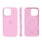 Funda magnética de silicona con superficie soft-touch para iPhone