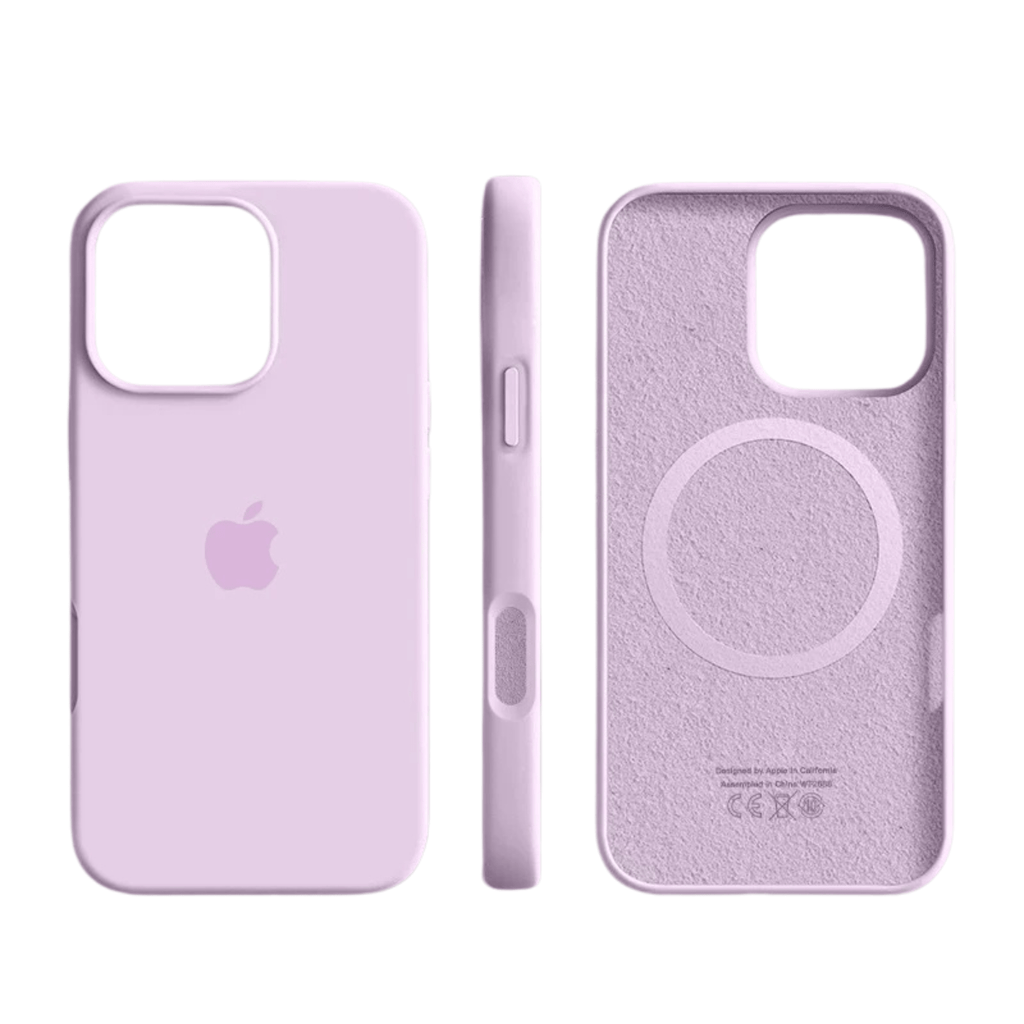 Funda magnética de silicona con superficie soft-touch para iPhone