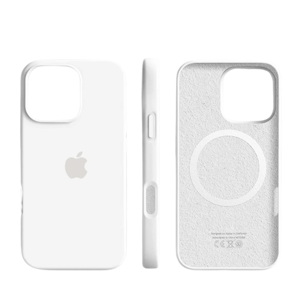 Funda magnética de silicona con superficie soft-touch para iPhone
