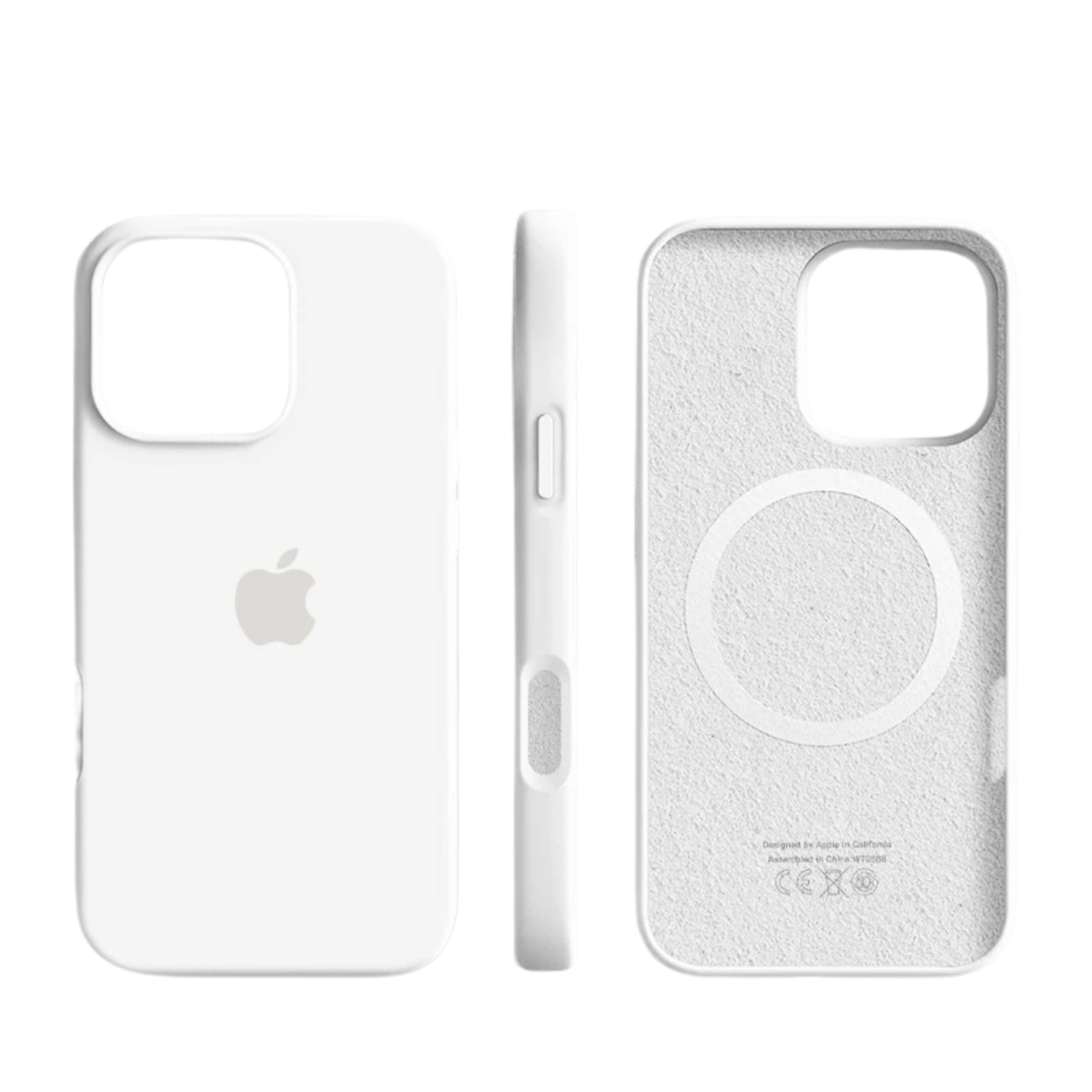 Funda magnética de silicona con superficie soft-touch para iPhone
