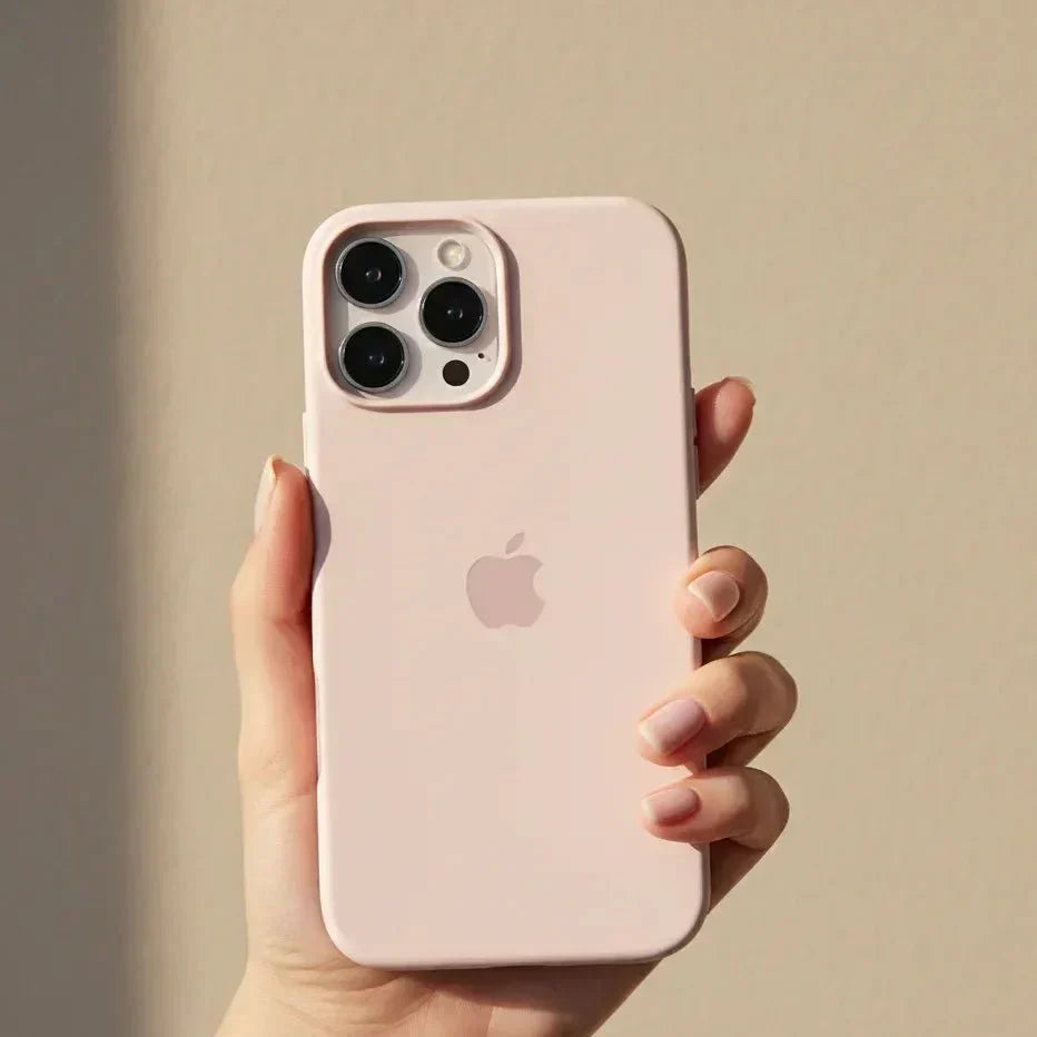 Funda magnética de silicona para iPhone - Tacto suave y compatible con MagSafe