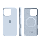 Funda magnética de silicona para iPhone - Tacto suave y compatible con MagSafe