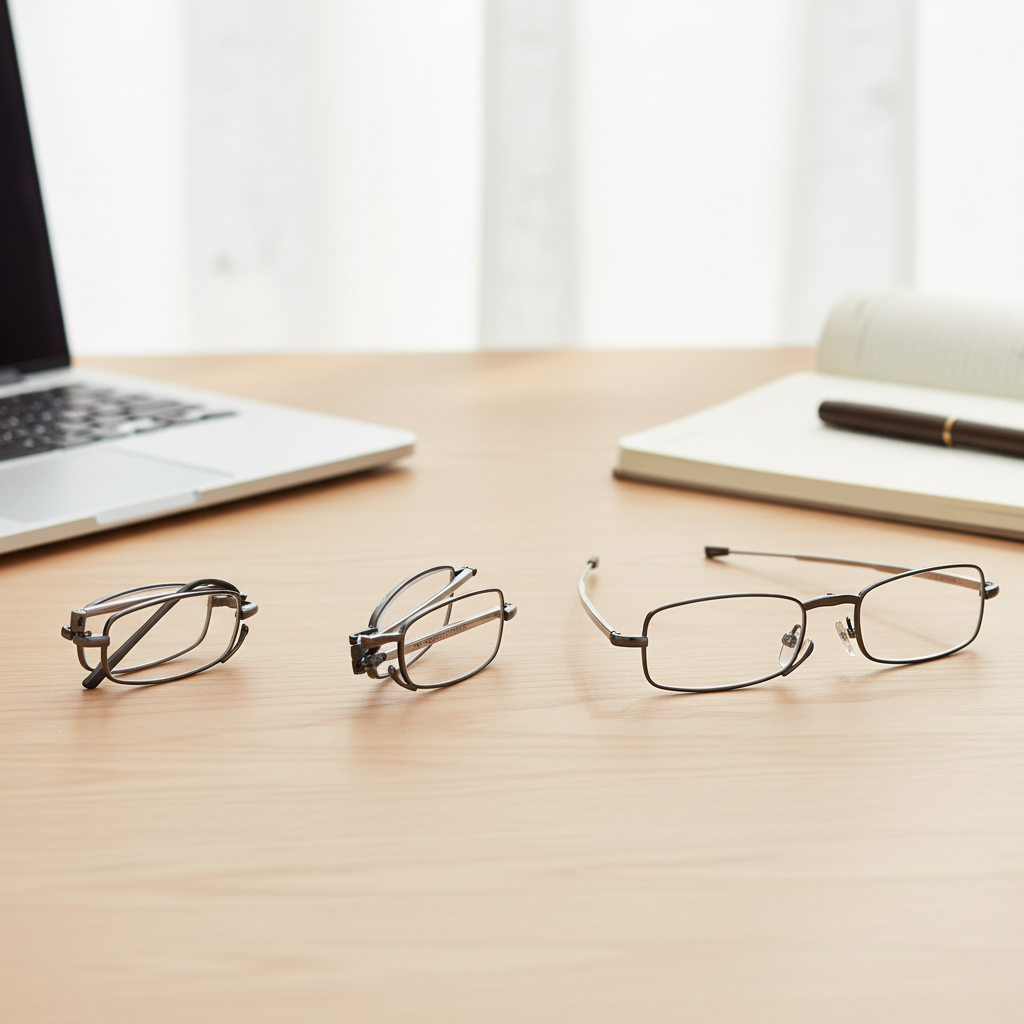 Gafas de lectura plegables - Portátiles con estuche