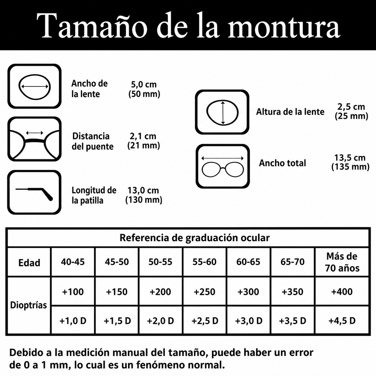 Gafas de lectura plegables - Portátiles con estuche