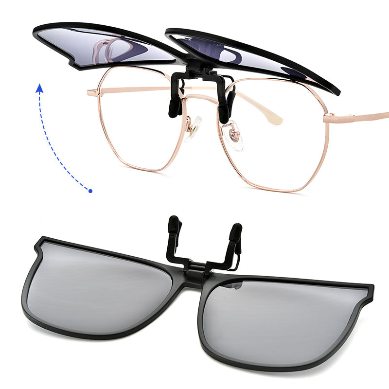 Gafas de sol con clip para gafas graduadas