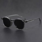 Gafas de sol para hombre RetroView – Gafas redondas de carey con montura ligera