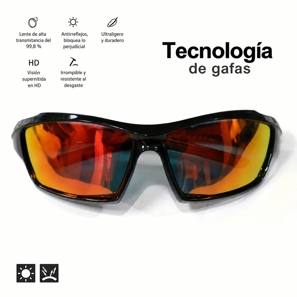 Gafas de sol redondas de metal polarizadas con protección UV400 para hombre y mujer