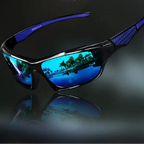Gafas de sol redondas de metal polarizadas con protección UV400 para hombre y mujer