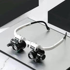 Gafas lupa LED con zoom 8x, 15x, 23x