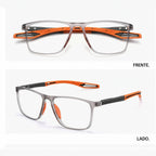 Gafas progresivas deportivas ultraligeras con filtro de luz azul