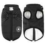 Abrigo de Invierno 3 en 1 para Perros con Arnés | Acolchado, Impermeable y Cortaviento