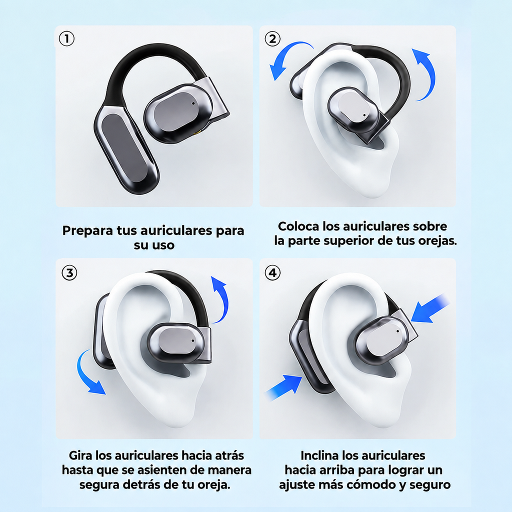 Auriculares Traductores Inteligentes 144 Idiomas en Tiempo Real
