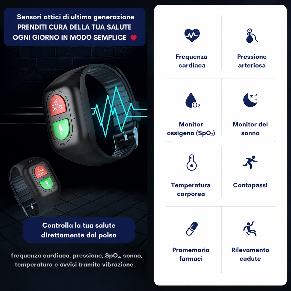 Smartwatch GPS 4G para Mayores – SOS, Salud y Seguridad Siempre Contigo