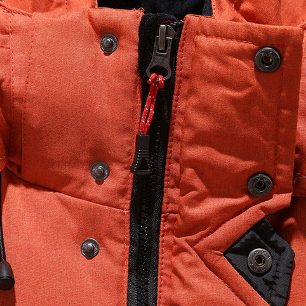 Parka de invierno para hombre Nordfall – acolchada, con forro polar, resistente al viento y al agua