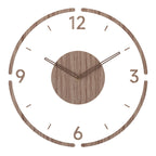 Reloj de pared minimalista de madera – estilo escandinavo, 30 cm
