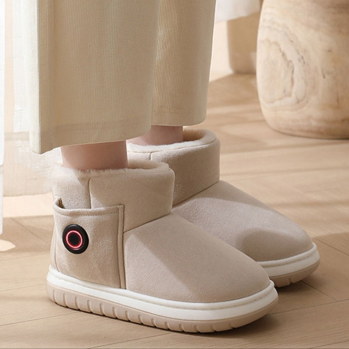 Pantuflas calefactables por USB – 3 niveles de calor