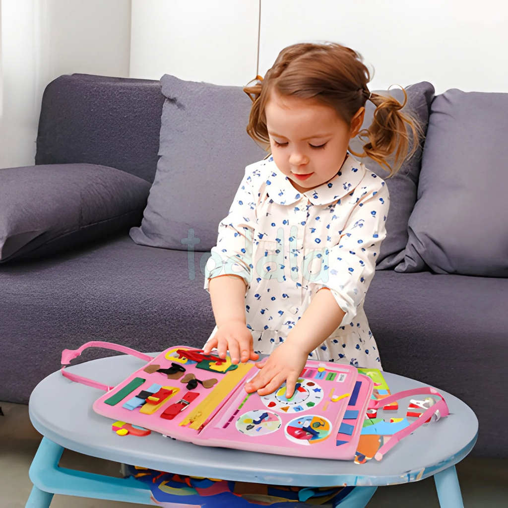 Tablero de Actividades Montessori para Niños
