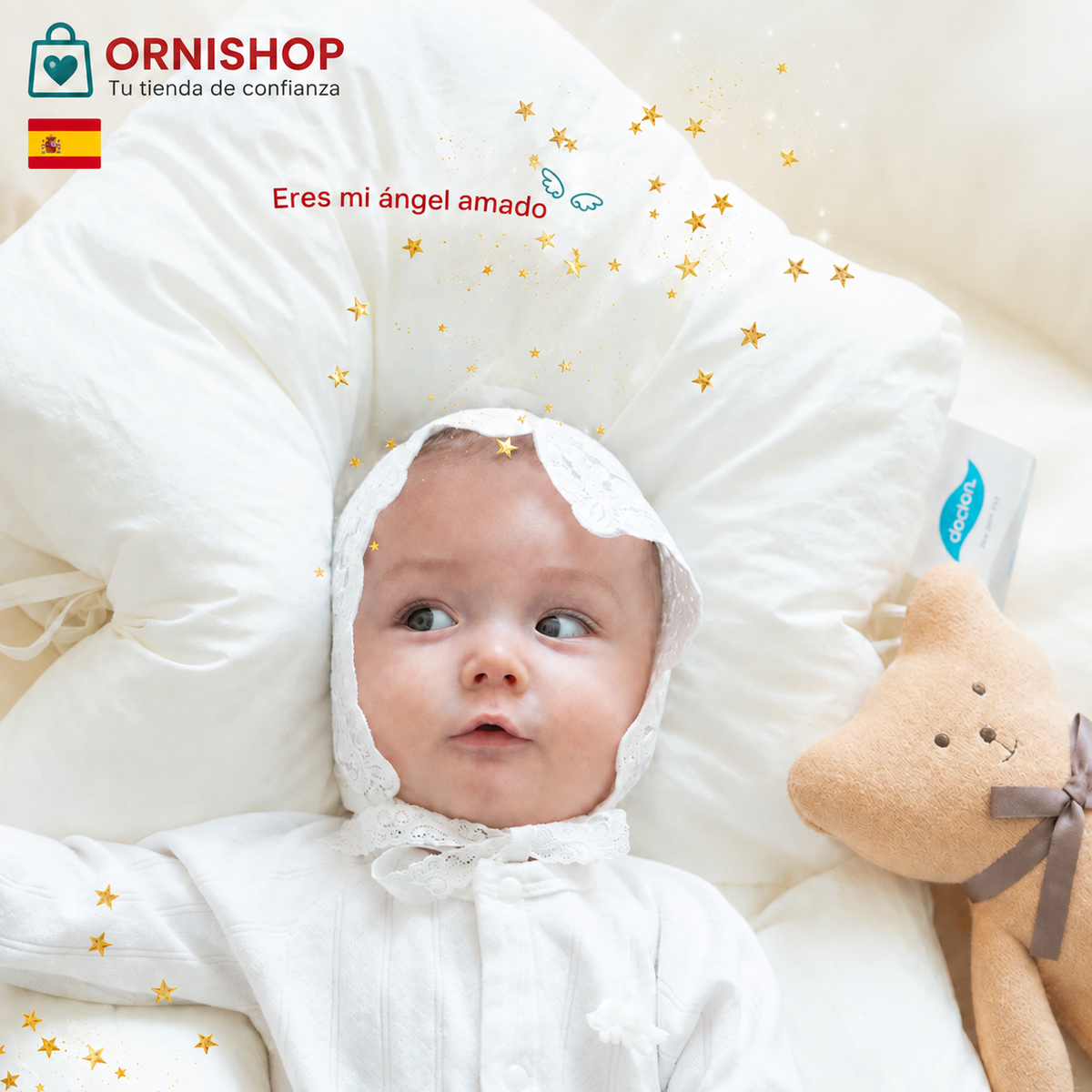 Cojín Ergonómico de Descanso para Bebés