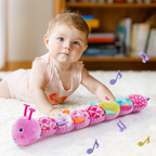 Oruga Interactiva Musical – Juguete Educativo de Peluche para Bebés y Primera Infancia