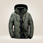 Parka de invierno para hombre Nordfall – acolchada, con forro polar, resistente al viento y al agua