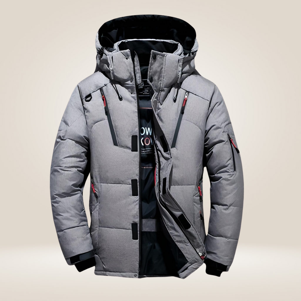 Parka de invierno para hombre Nordfall – acolchada, con forro polar, resistente al viento y al agua