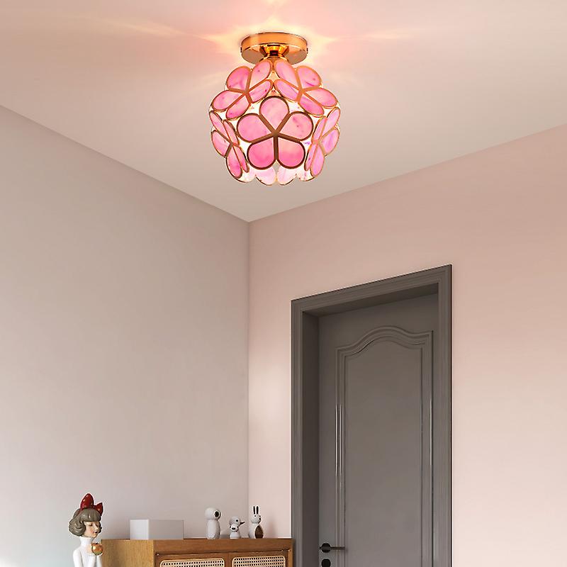 Lámpara de techo con forma de flor de cristal - FloraGlow