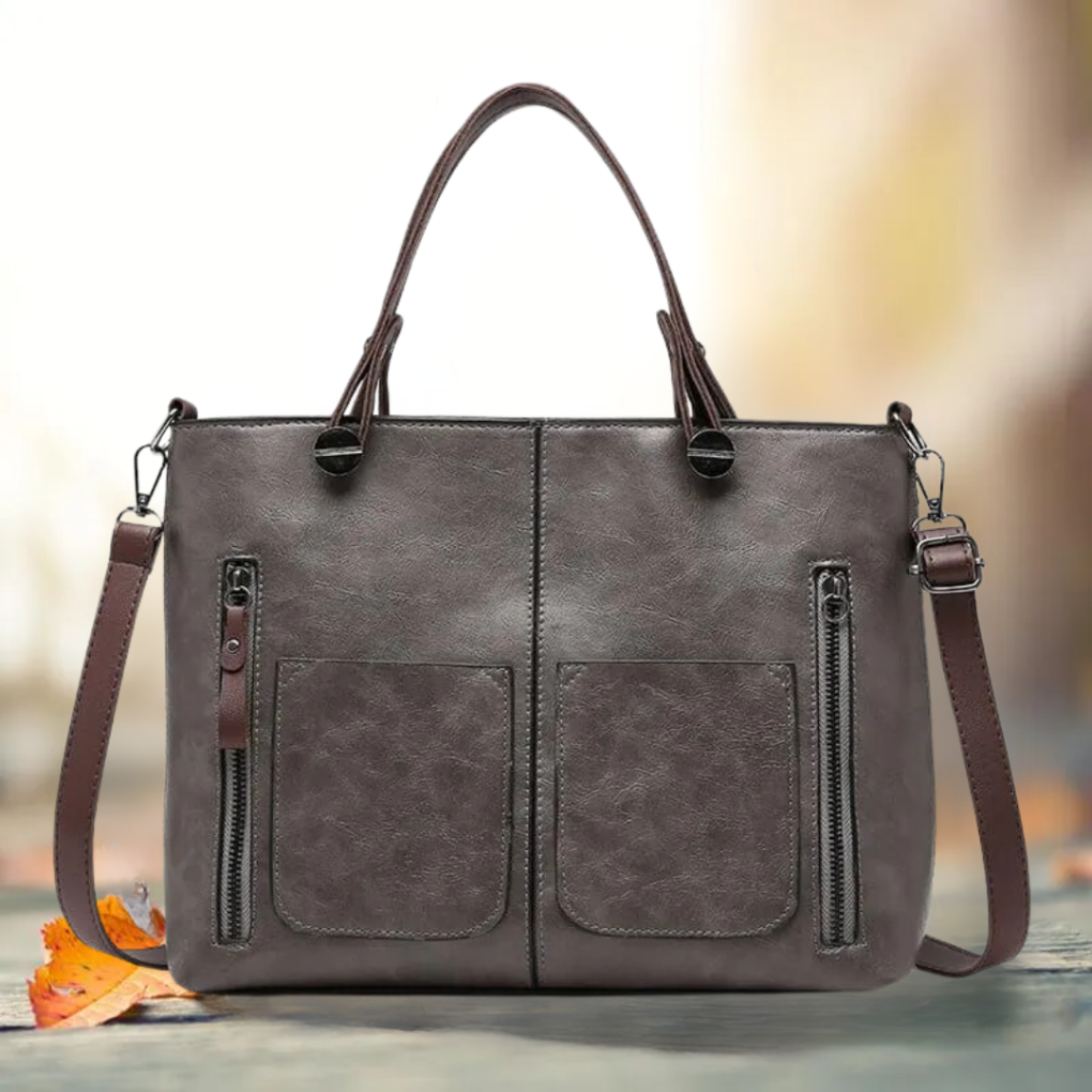 Bolso bandolera clásico de cuero