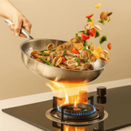 Sartén de Titanio Premium para Todo Tipo de Cocinas - Cocina de Forma Más Saludable y Duradera