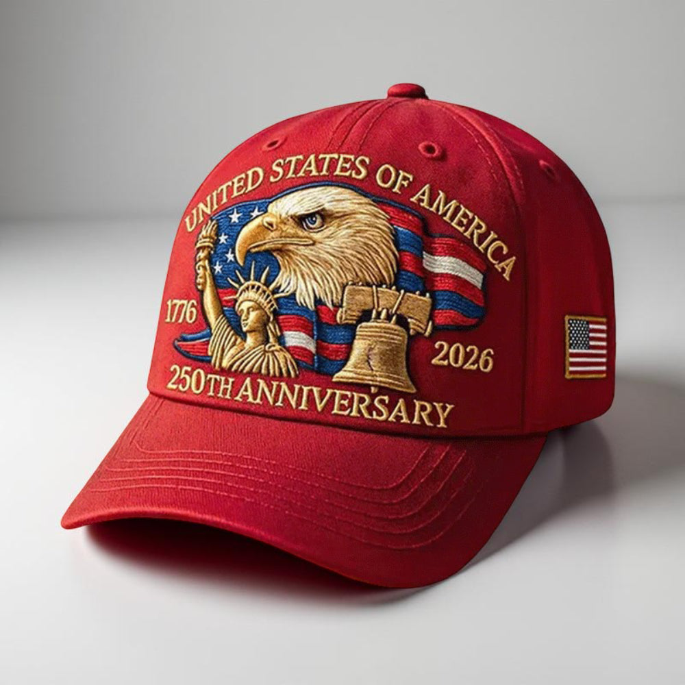 Gorra de béisbol para hombre de veteranos con águila bordada