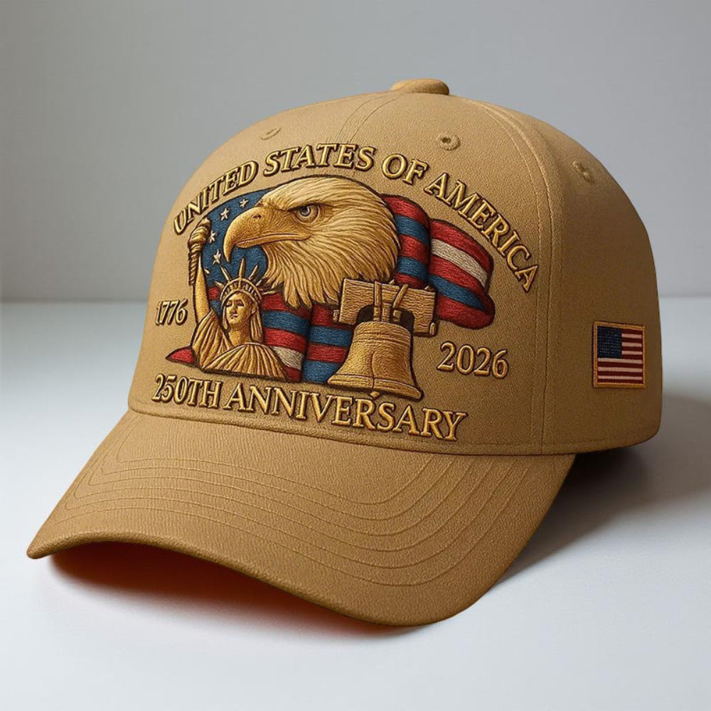 Gorra de béisbol para hombre de veteranos con águila bordada