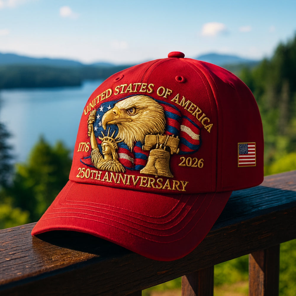 Gorra de béisbol para hombre de veteranos con águila bordada