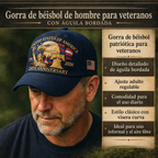 Gorra de béisbol para hombre Patriotic Eagle 250th Anniversary Veterans Hat