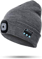 Gorro Bluetooth con luz y auriculares inalámbricos
