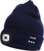 Gorro Bluetooth con luz y auriculares inalámbricos