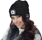 Gorro Bluetooth con luz y auriculares inalámbricos
