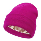 Gorro de invierno Noor Silk – Lana y seda – Protección antiencrespamiento para el cabello