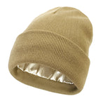 Gorro de invierno Noor Silk – Lana y seda – Protección antiencrespamiento para el cabello