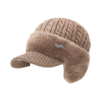 Gorro de invierno trapper con orejeras de punto