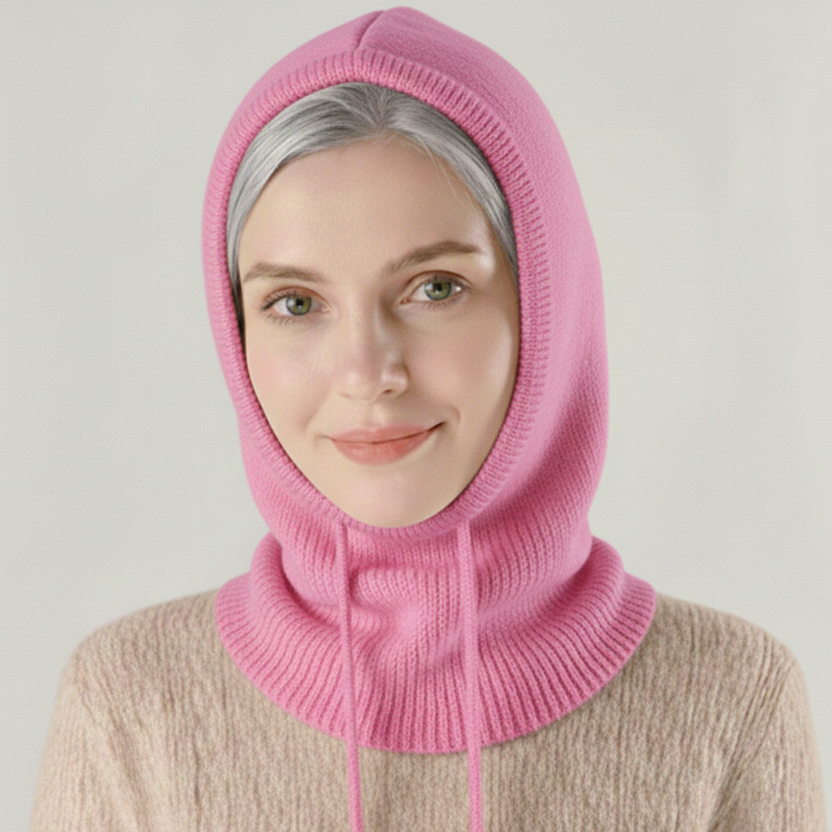 Gorro de punto mezcla de cachemir con ajuste regulable