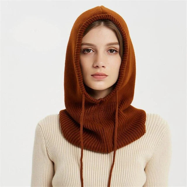 Gorro de punto mezcla de cachemir con ajuste regulable